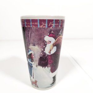 D Morgan 2000 Christmas Mug  Tall Santa w Girl Burton & Burton Collectable